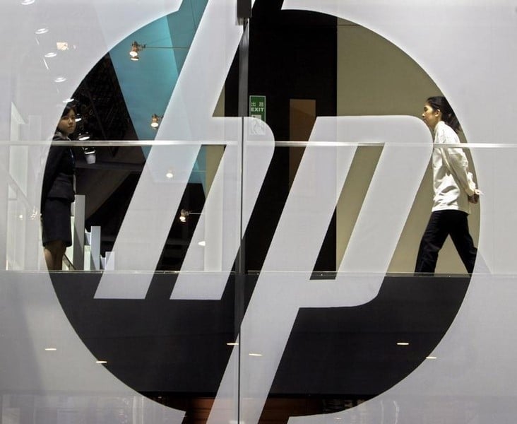 Le ca de hewlett-packard en baisse avec la demande de services