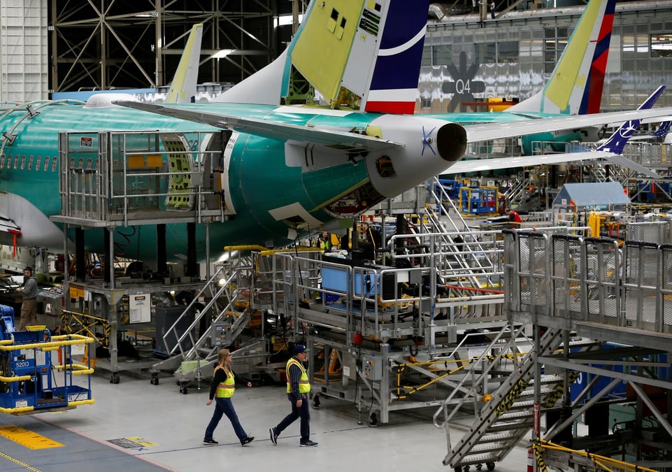 La production du 737 MAX sera suspendue en janvier.