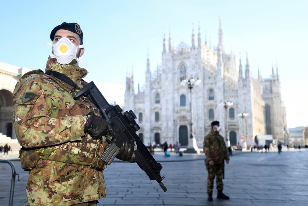 Le coronavirus fait un quatrieme mort en italie