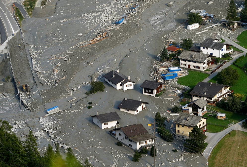 Eboulement: les recherches interrompues dans les grisons