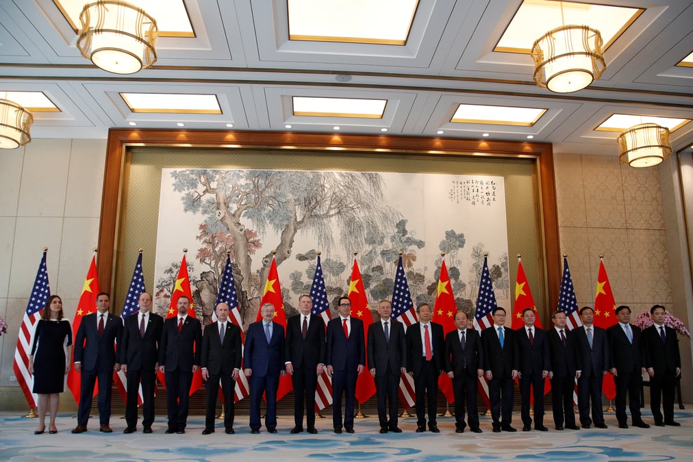 Commerce: nouveau cycle de negociations sino-americaines a pekin