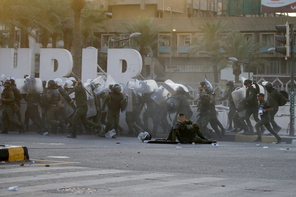 Irak: les usa indignes par la violence contre les manifestants, selon le departement d'etat