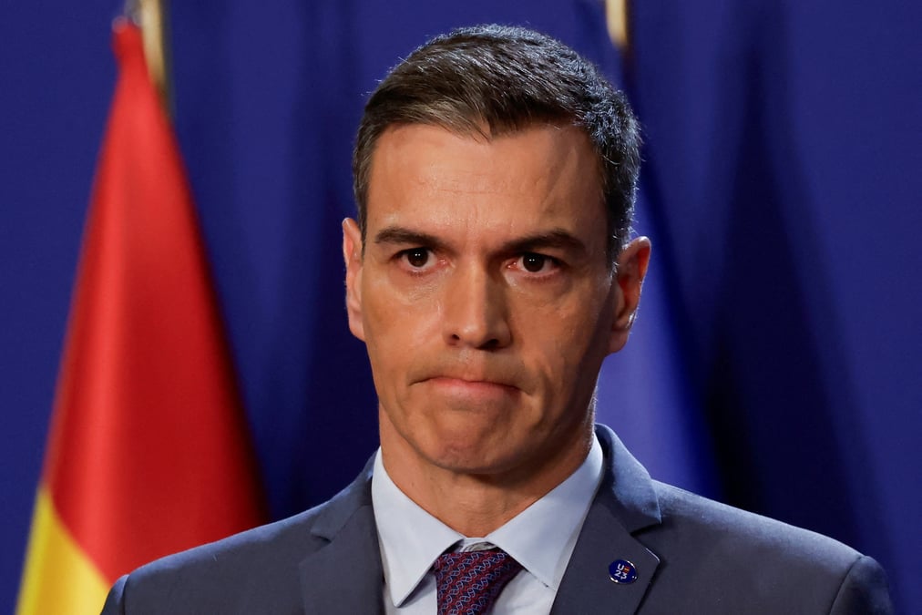 Photo d'archives: pedro sanchez, president du gouvernement espagnol sortant