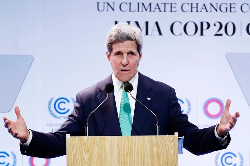 Kerry plaide pour un accord sur le climat à Paris en 2015