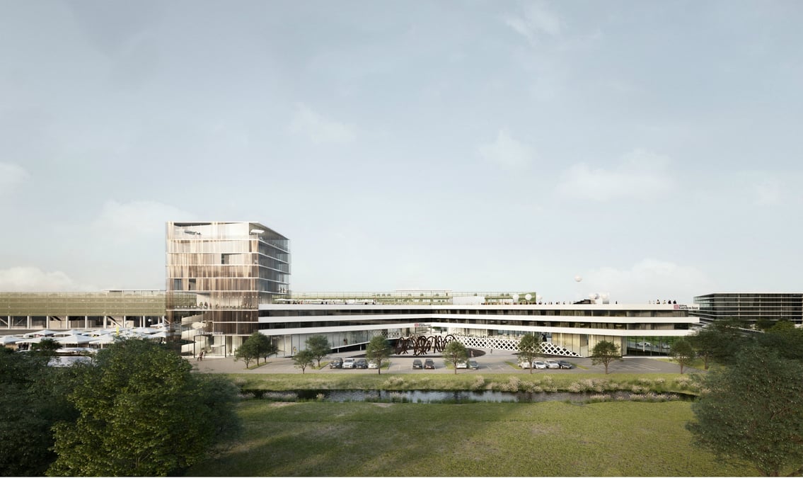 Le complexe hôtelier du Pex