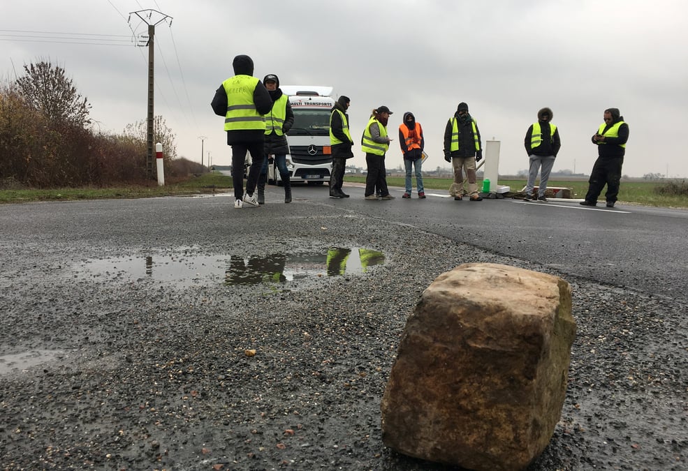 Forte baisse de la mobilisation des "gilets jaunes"
