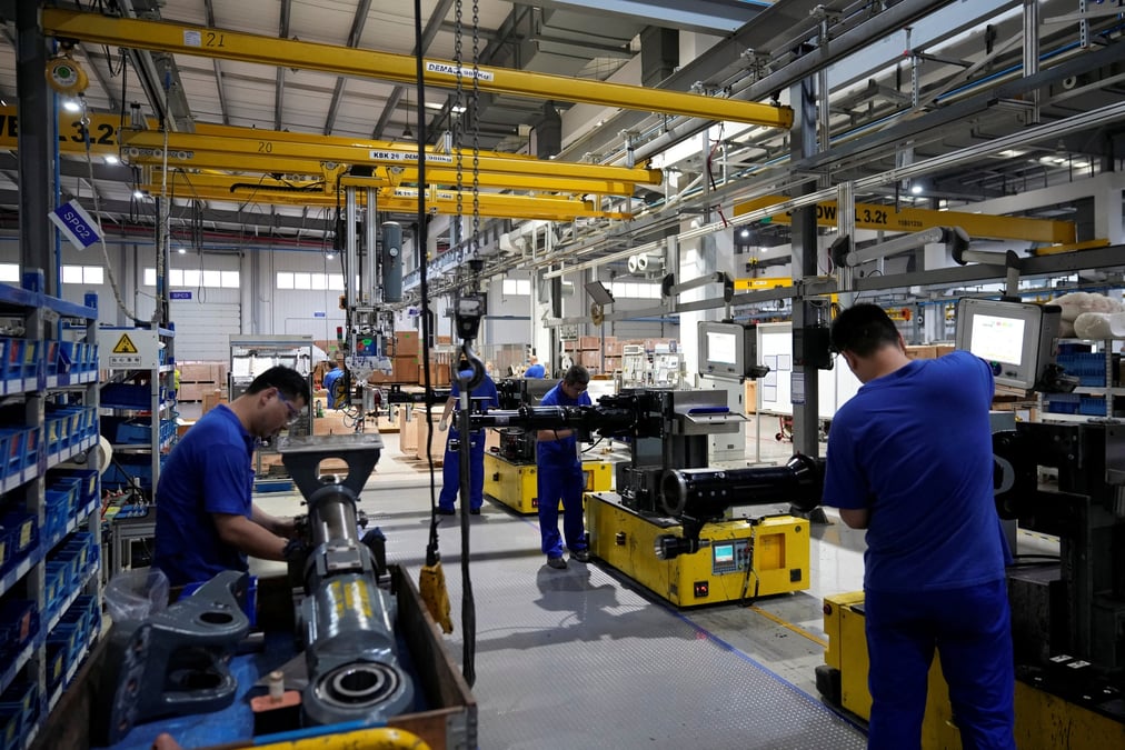 L'activite manufacturiere en chine s'est contractee en juillet, montre l'indice pmi