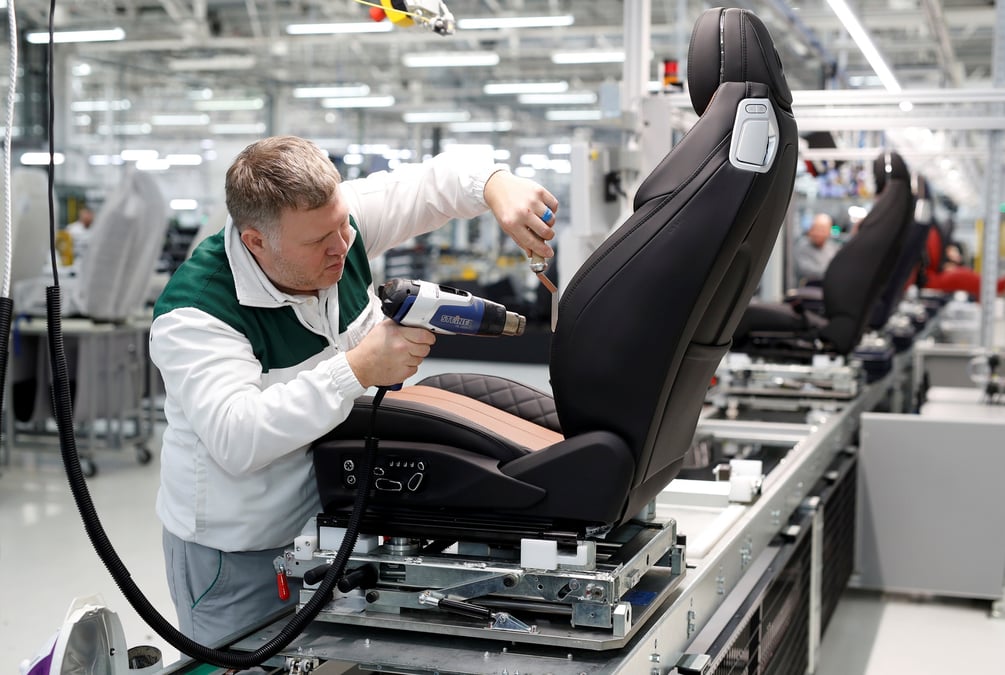 L'usine de fabrication de bentley a crewe