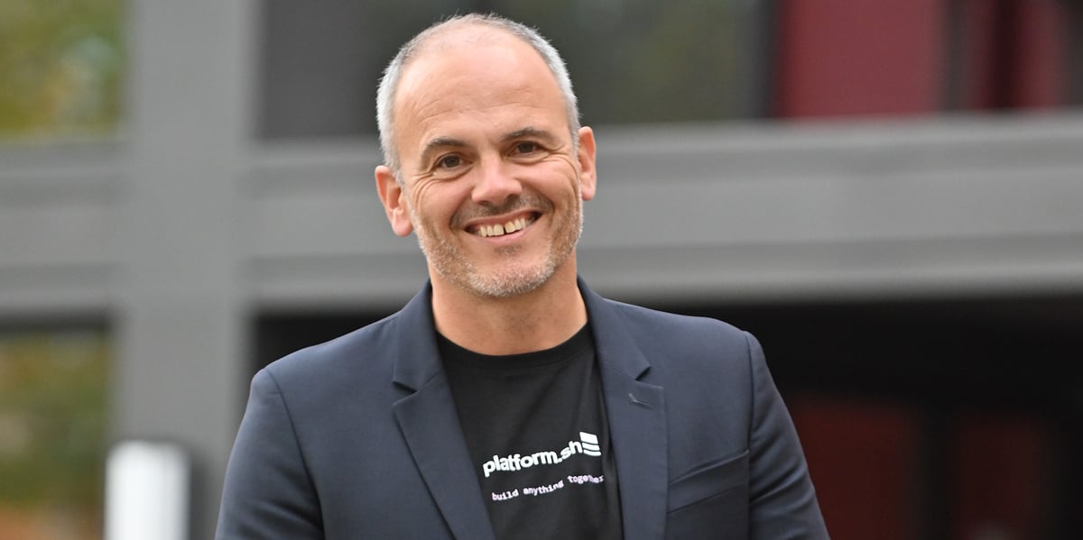Frédéric Plais, co-fondateur et CEO de Plateform.sh.