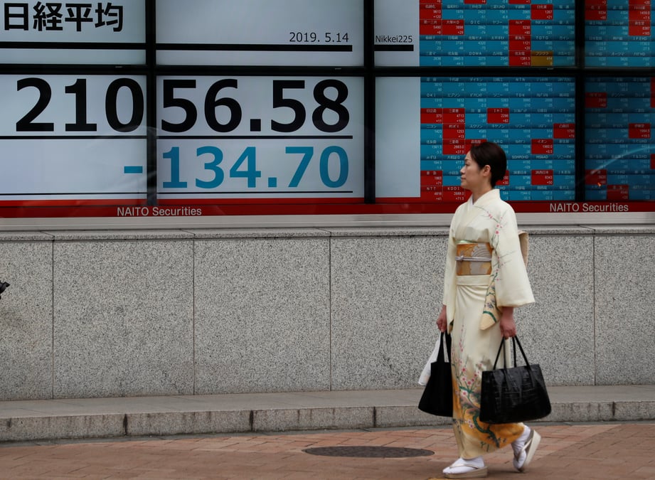 La bourse de tokyo finit en hausse