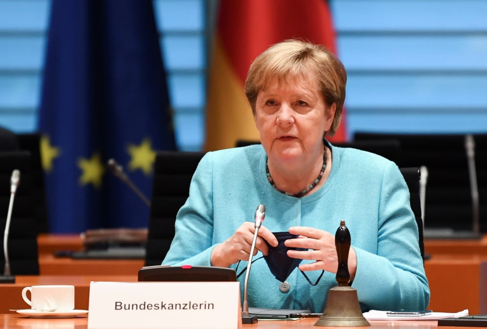 Merkel recue a la maison blanche, biden consolide la relation avec berlin