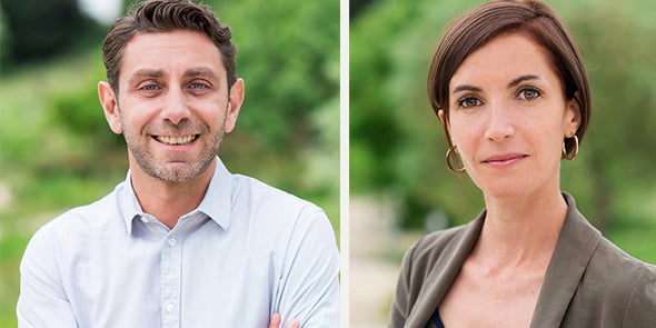 Jean-Sébastien Bessière et Katia Sigaud, président et DG de Arkolia Energies