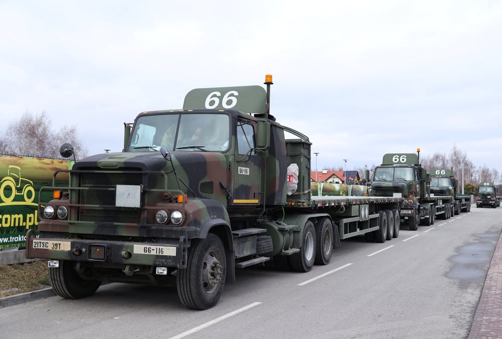 Des renforts militaires americains arrivent en pologne
