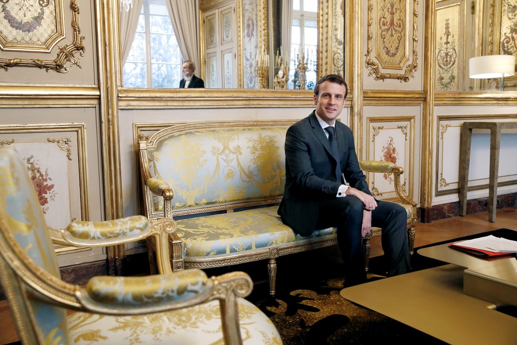 Macron reelu si la presidentielle avait lieu dimanche, selon un sondage