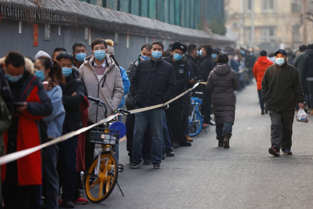 Coronavirus/chine: debut a pekin d'une vaste campagne de depistage