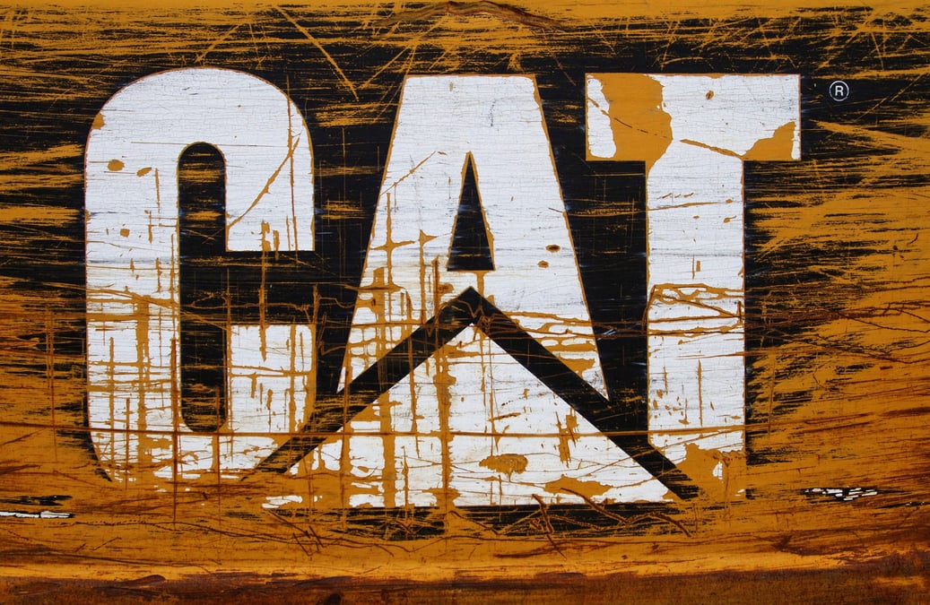 Photo d'archives du logo de caterpillar