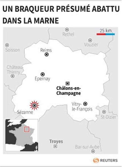 Un bijoutier abat un braqueur présumé dans la Marne