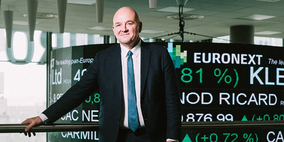 Stéphane Boujnah au siège français de l’entreprise, à Paris-la Défense, en 2022.