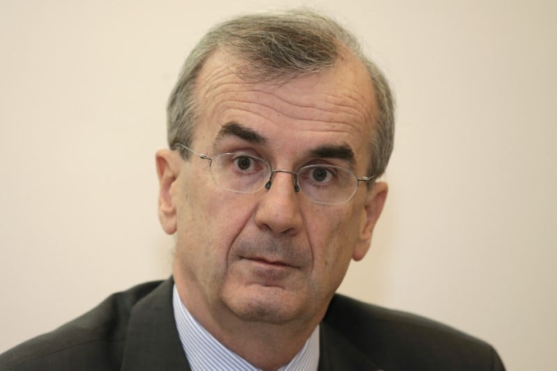 Villeroy de galhau confiant sur l'inflation