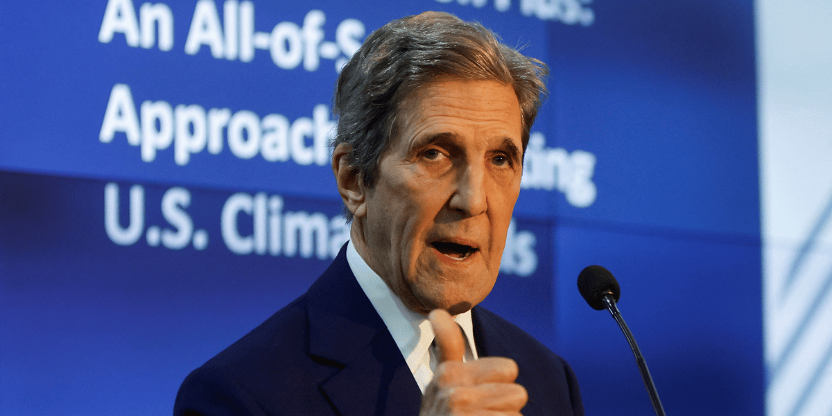 Photo de l'envoye special des etats-unis pour le climat, john kerry