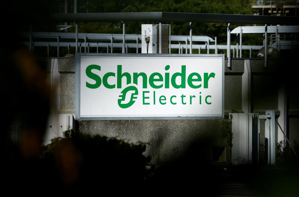 Le logo de schneider electric