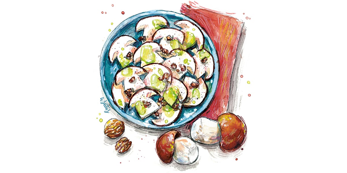Cette semaine, découvrez la recette du carpaccio de cèpes.