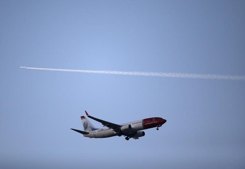 Amorce de mouvement de greve des pilotes de norwegian air
