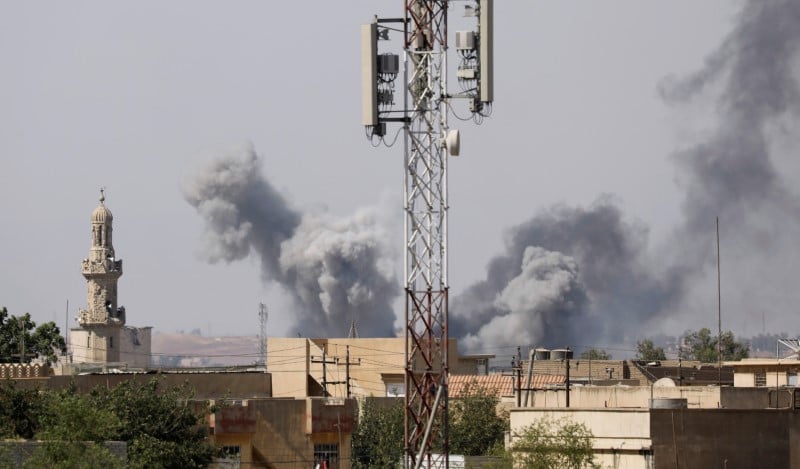 Des attaques de l'ei repoussees pres de la vieille ville de mossoul