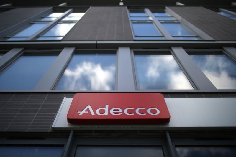 Adecco: 4e trimestre meilleur que prevu, ralentissement debut 2018