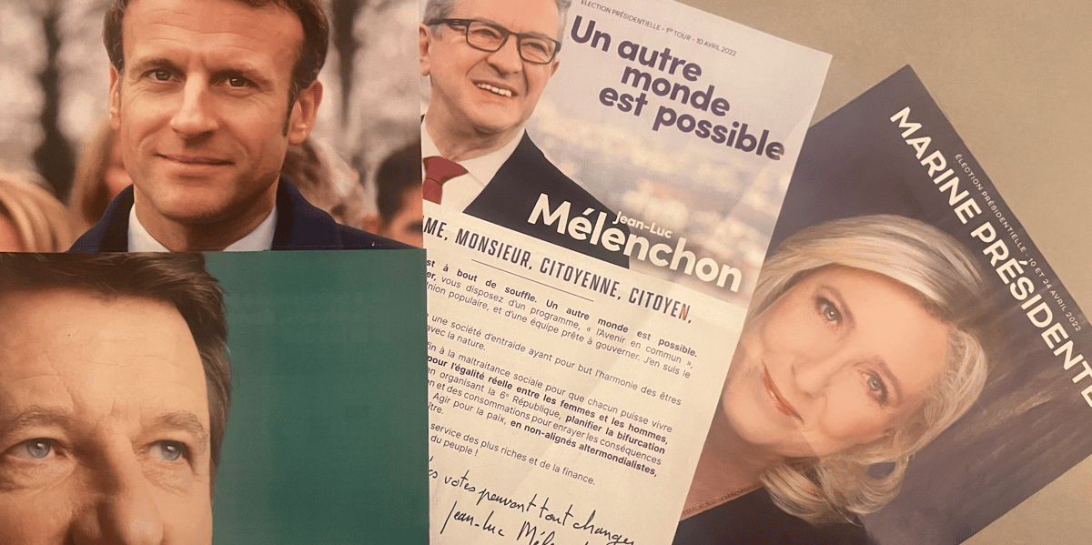 affiches Jadot Mélenchon