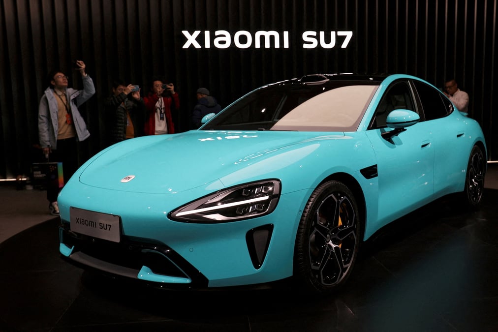 Un ve xiaomi expose a pekin