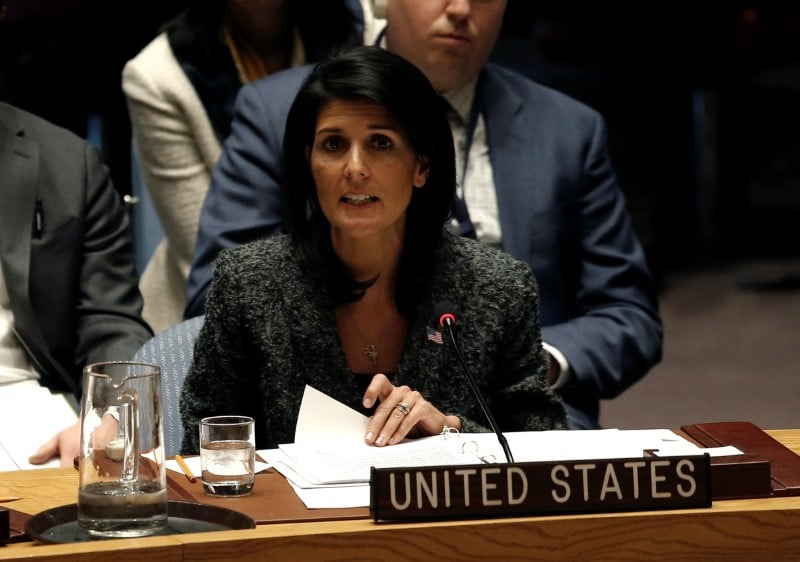 L'ambassadrice us a l'onu veut ejecter l'iran de syrie