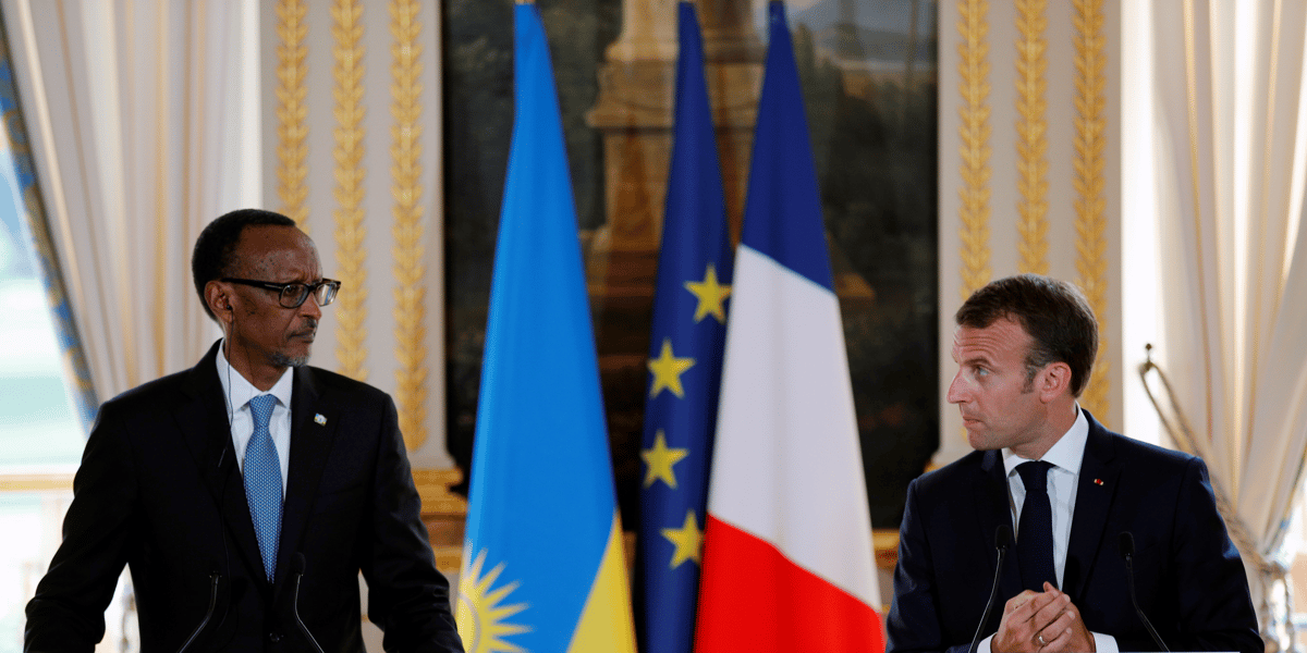 Paul Kagame kagamé Macron France Rwanda