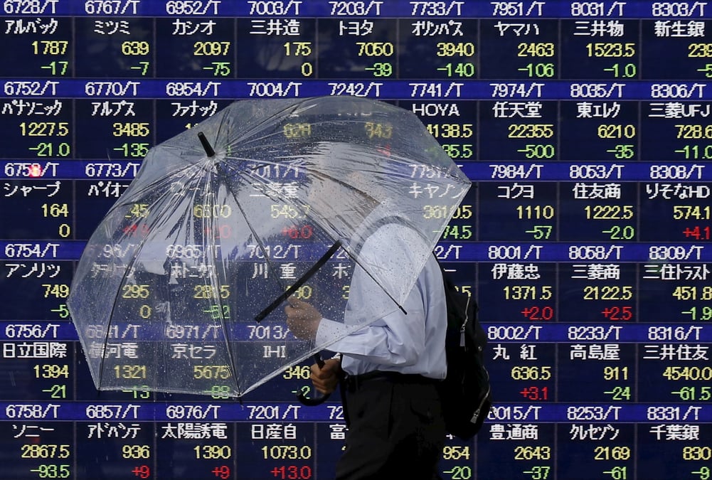 La bourse de tokyo finit en baisse
