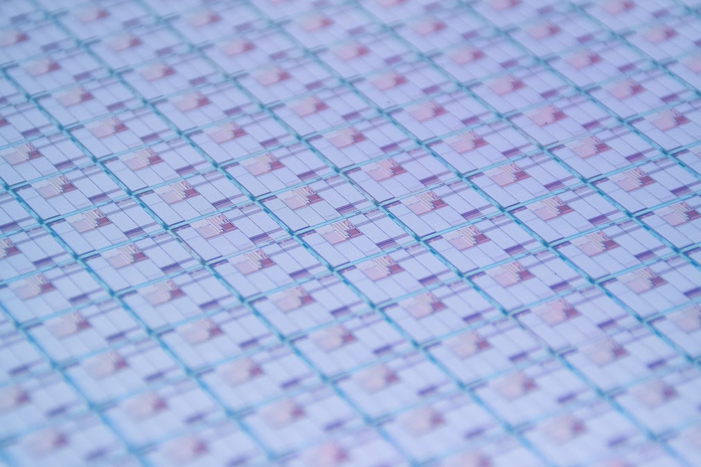 Wafer silicium quantique