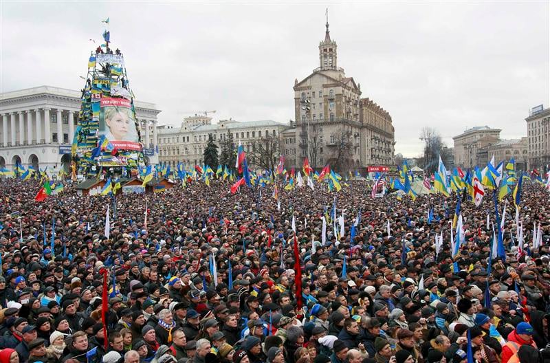 L'opposition ukrainienne mobilise pour l'Europe à Kiev