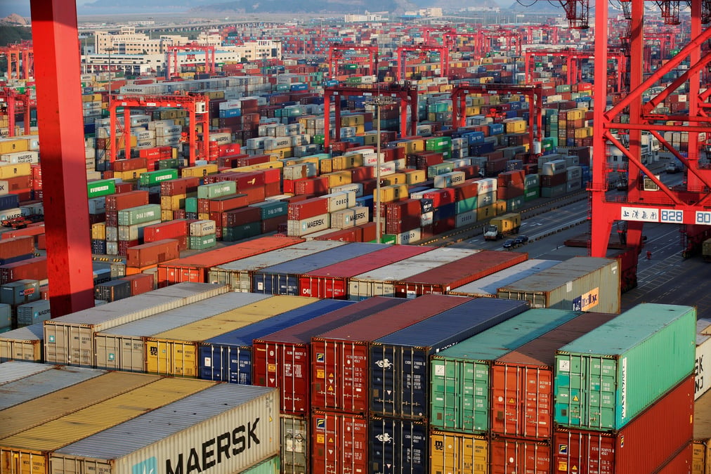 Chine, commerce, balance commerciale, conteneur, shipping, marchandises,