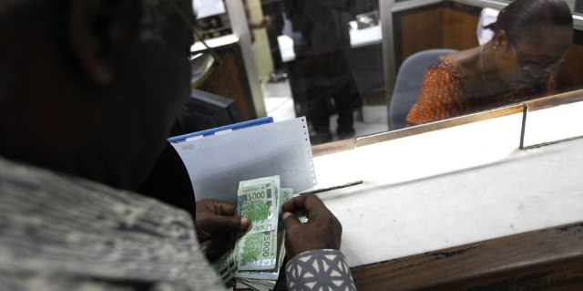 Guichet banque argent Côte d'Ivoire