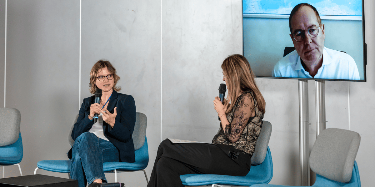 Laetitia Messner, directrice clinique de Quantum Surgical, et Didier Boulogne, directeur général délégué Export Business France, étaient invités par La Tribune pour évoquer la conquête des marchés internationaux pour les medtech.