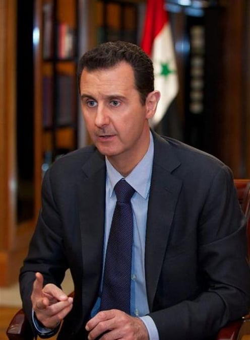 Bachar al Assad envoie un message privé au pape François