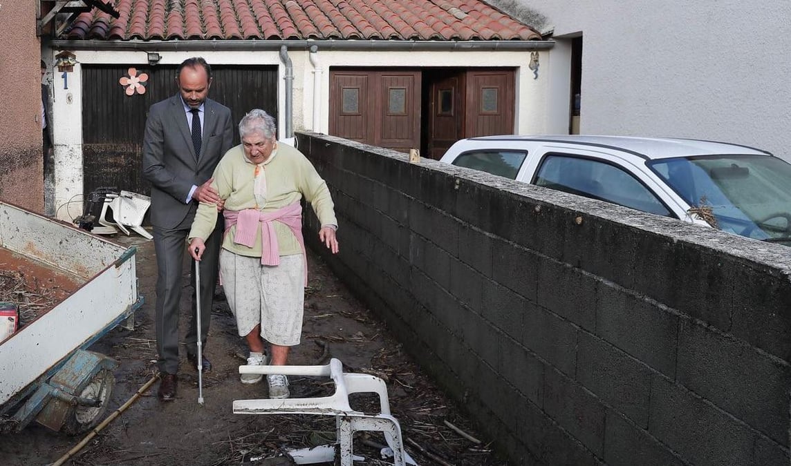 Edouard Philippe inondations Aude