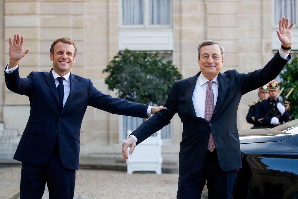 Macron a rome la semaine prochaine pour signer un traite franco-italien