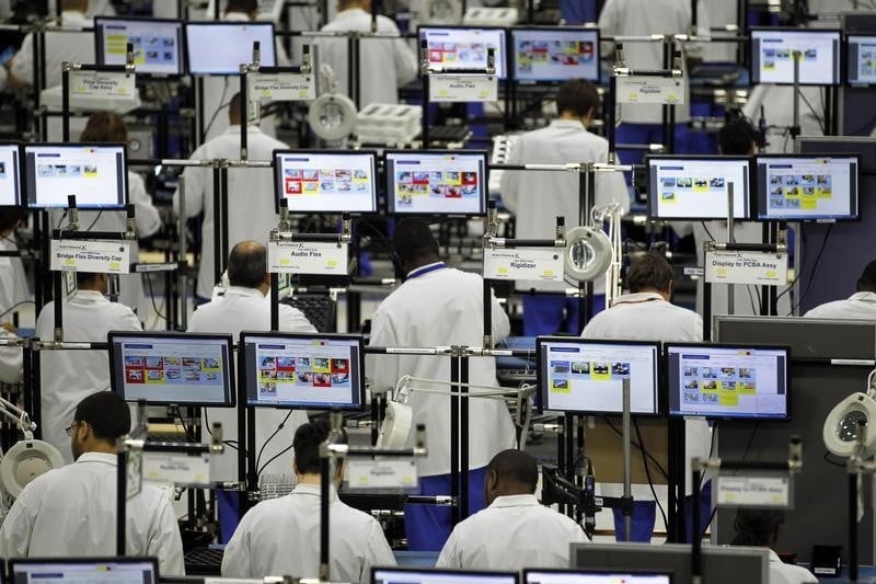 La croissance du secteur manufacturier americain accelere
