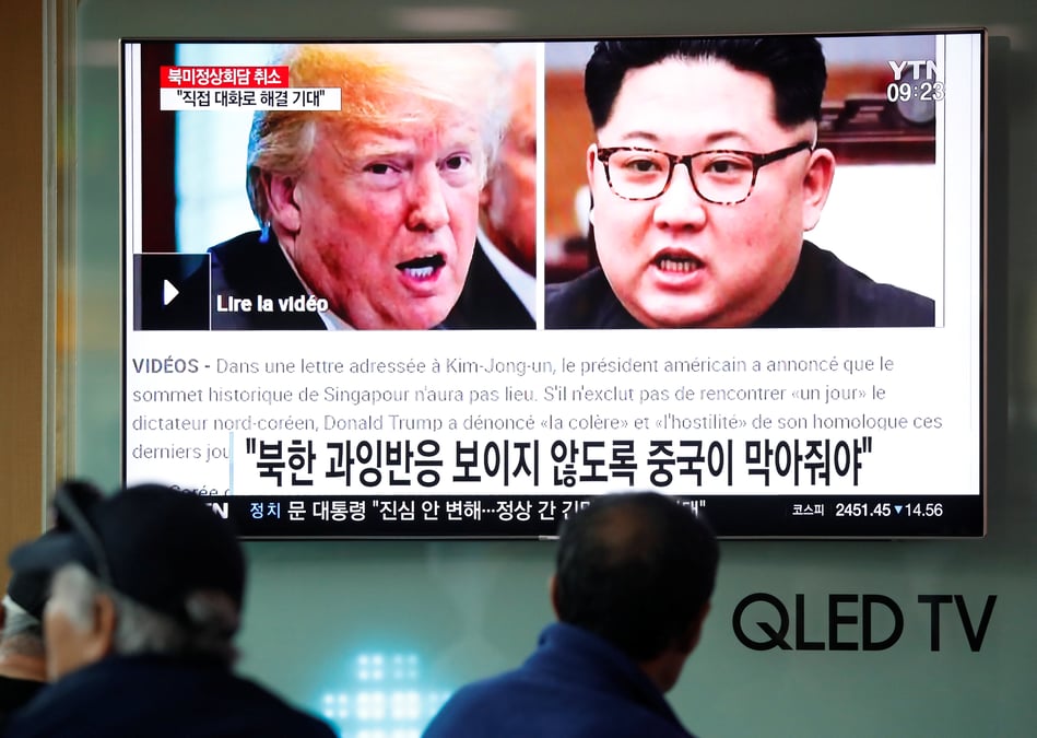 Trump a annule sa rencontre avec kim mais entretient le doute