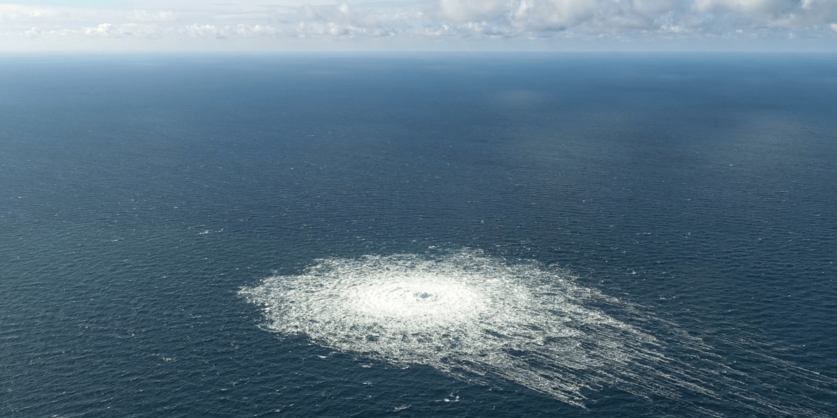 Nord Stream 2, fuite de gaz, mer Baltique