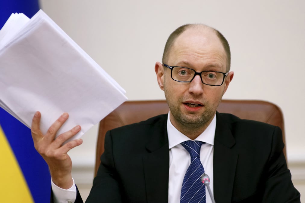 Demission du premier ministre ukrainien arseni iatseniouk