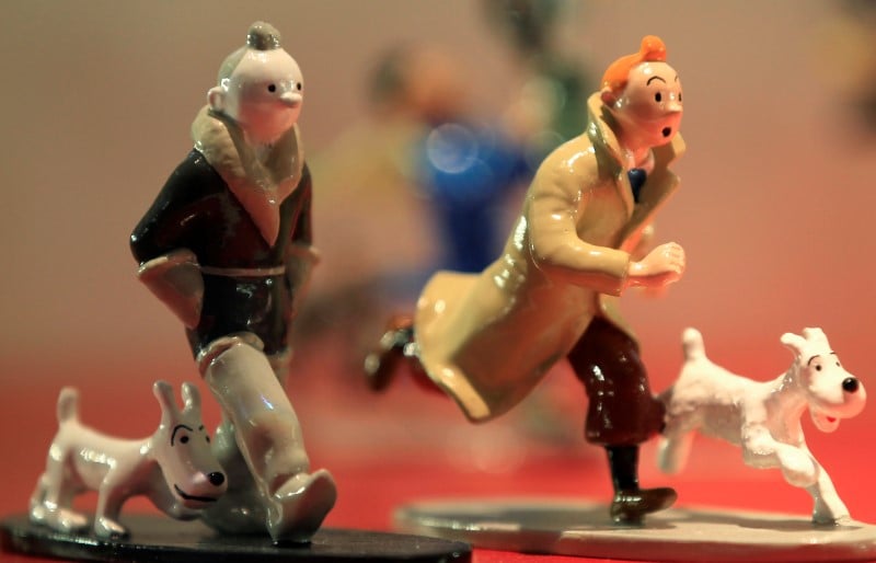 Une double planche de tintin vendue plus d'un million d'euros