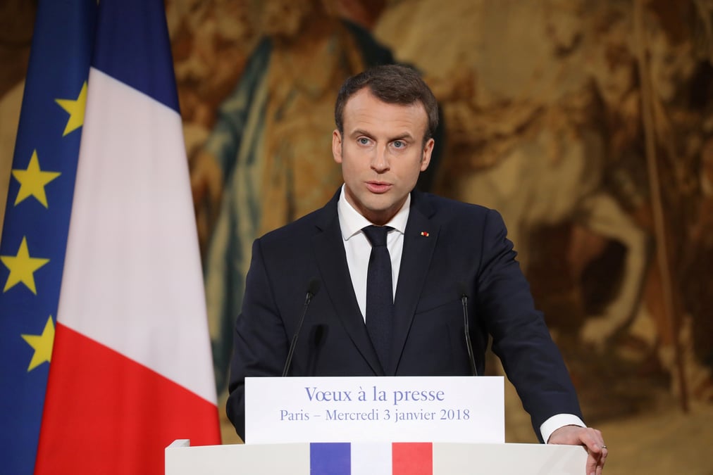 Macron annonce une loi contre les "fake news"