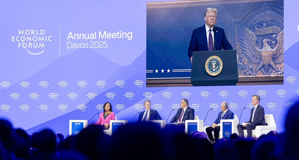 Pas d'écologie à Davos 2025 : les conséquences de la Trumpmania .