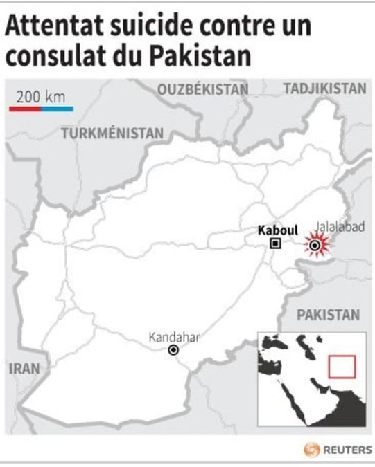 Attentat suicide contre un consulat du pakistan